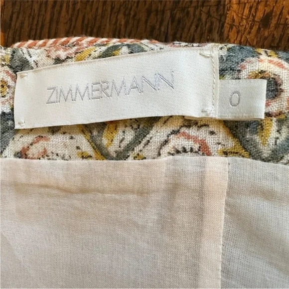 Zimmermann Multicolor Floral Mini Dress - Picture 6 of 11